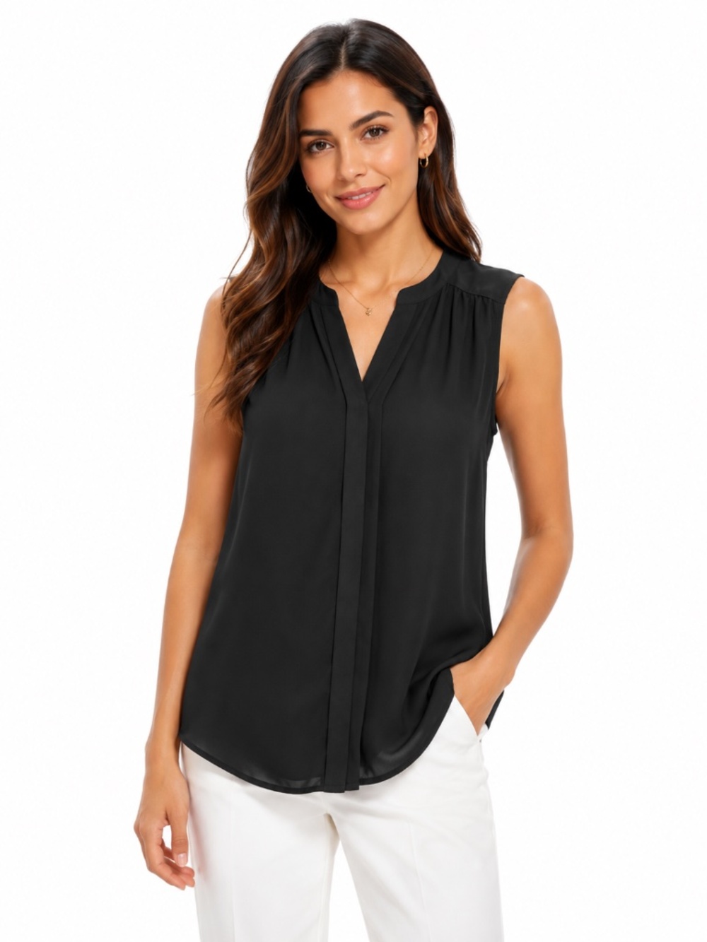 Banana Republic Top 6 Black Sleeveless